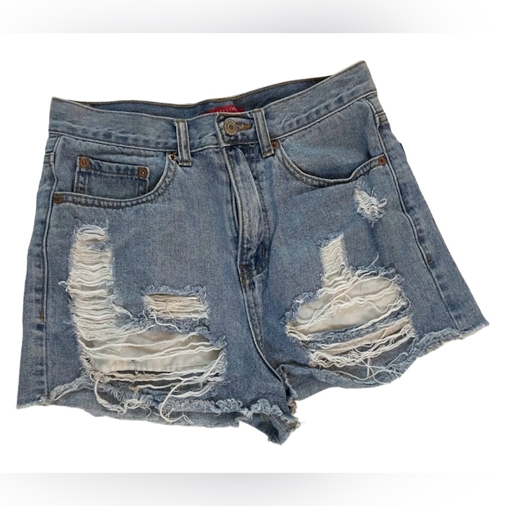 Caffeine Frayed Hem Shorts